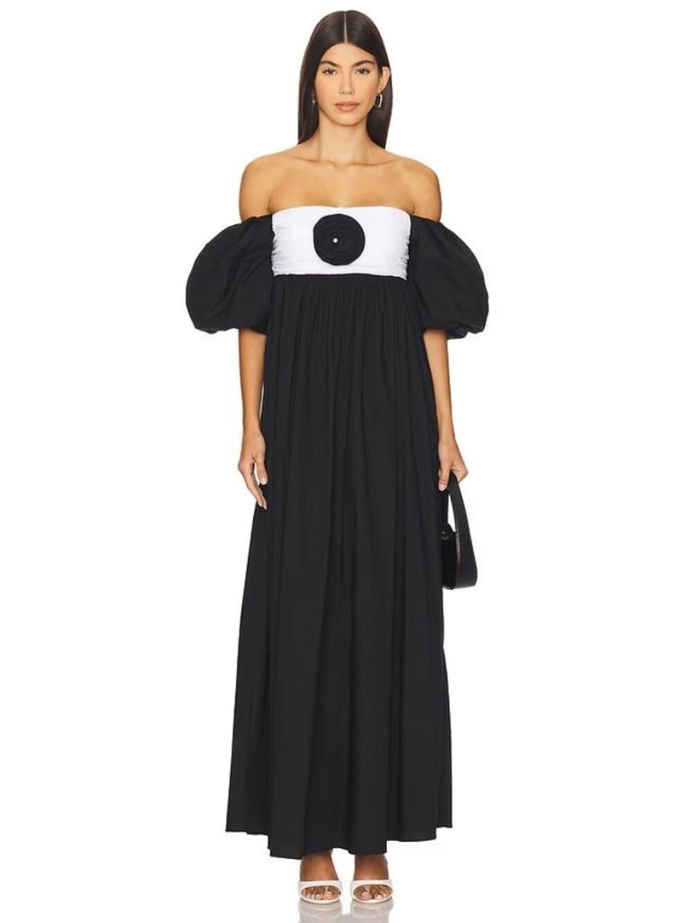 Caroline Constas Santina Dress Black Womens Size Medium